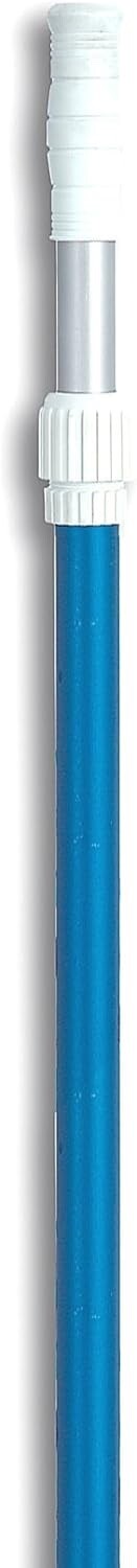 4&prime;-8&prime; Aluminum Smooth Blue Telescopic Pole, for Small Swimming Pool & Spa