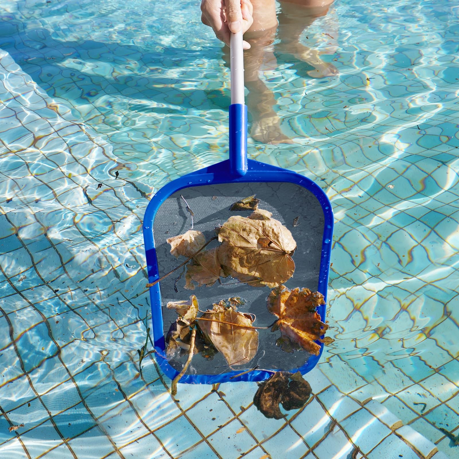 Pool Skimmer – Hot Tub Skimmer Spa Net with Pole, 26 », Ultra Fine Mesh Net S..