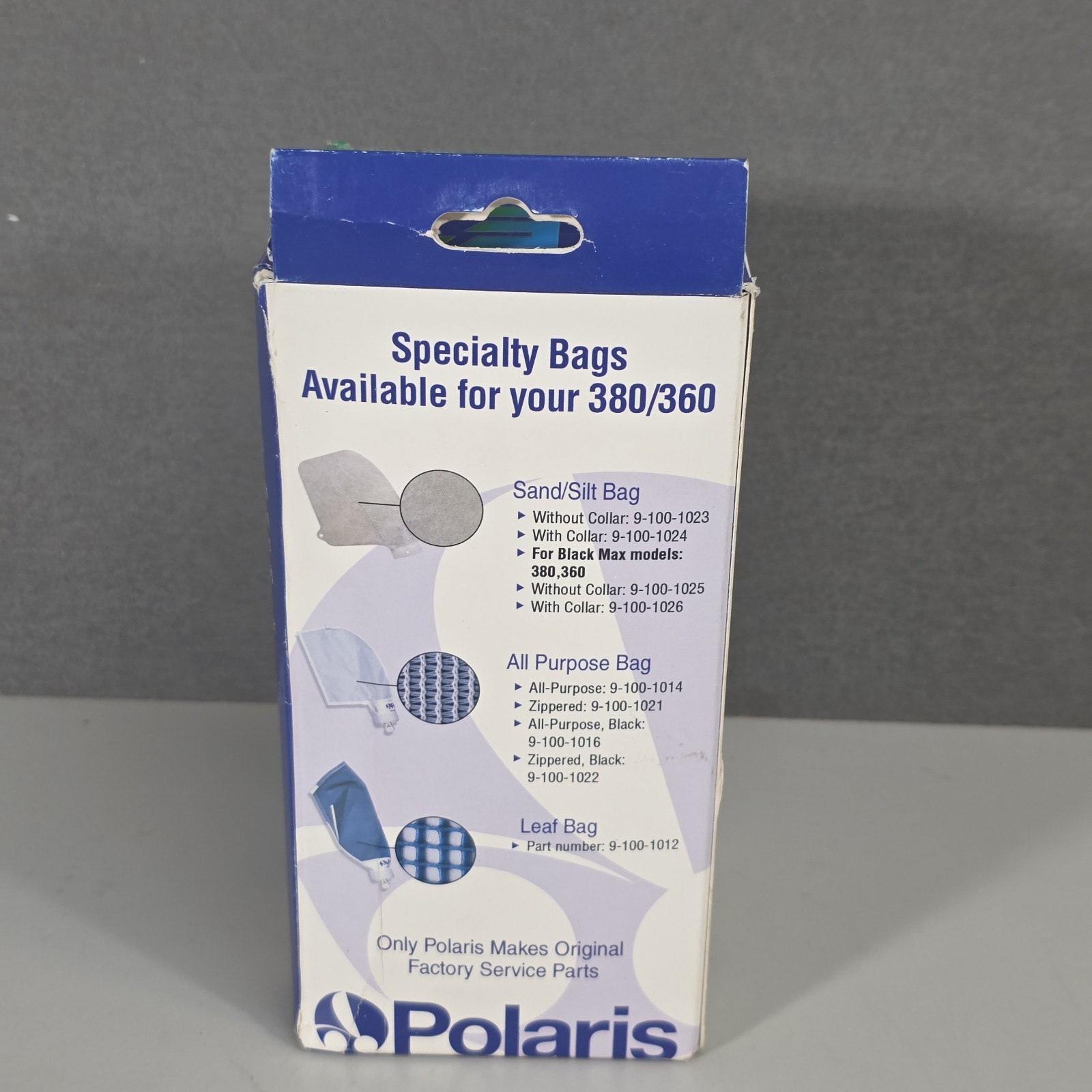Polaris Ez Bag 9-100-1040 Disposable Filter Bag With Collar, 380/360 6 Ct. NIB
