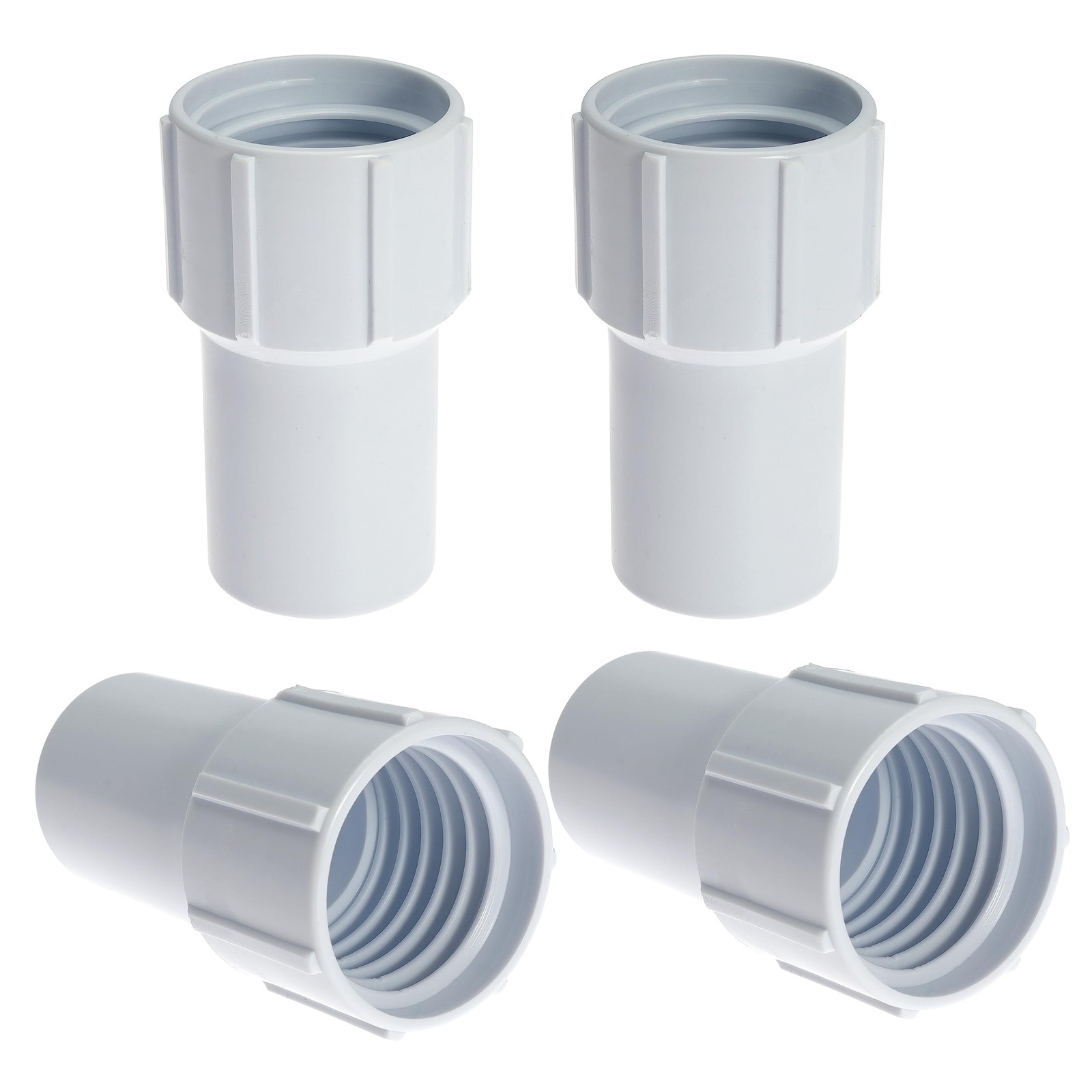 Nayciiy 1-1/2&Prime; Threaded Pool Hose Cuff Swimming Vacuum 1.5 inches, 4