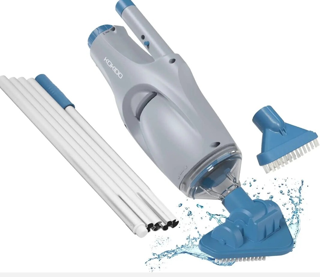 Rechargeable Pool Vacuum: Cordless XTROVAC 110 – Lasts 40 Mins – Ideal for Pools
