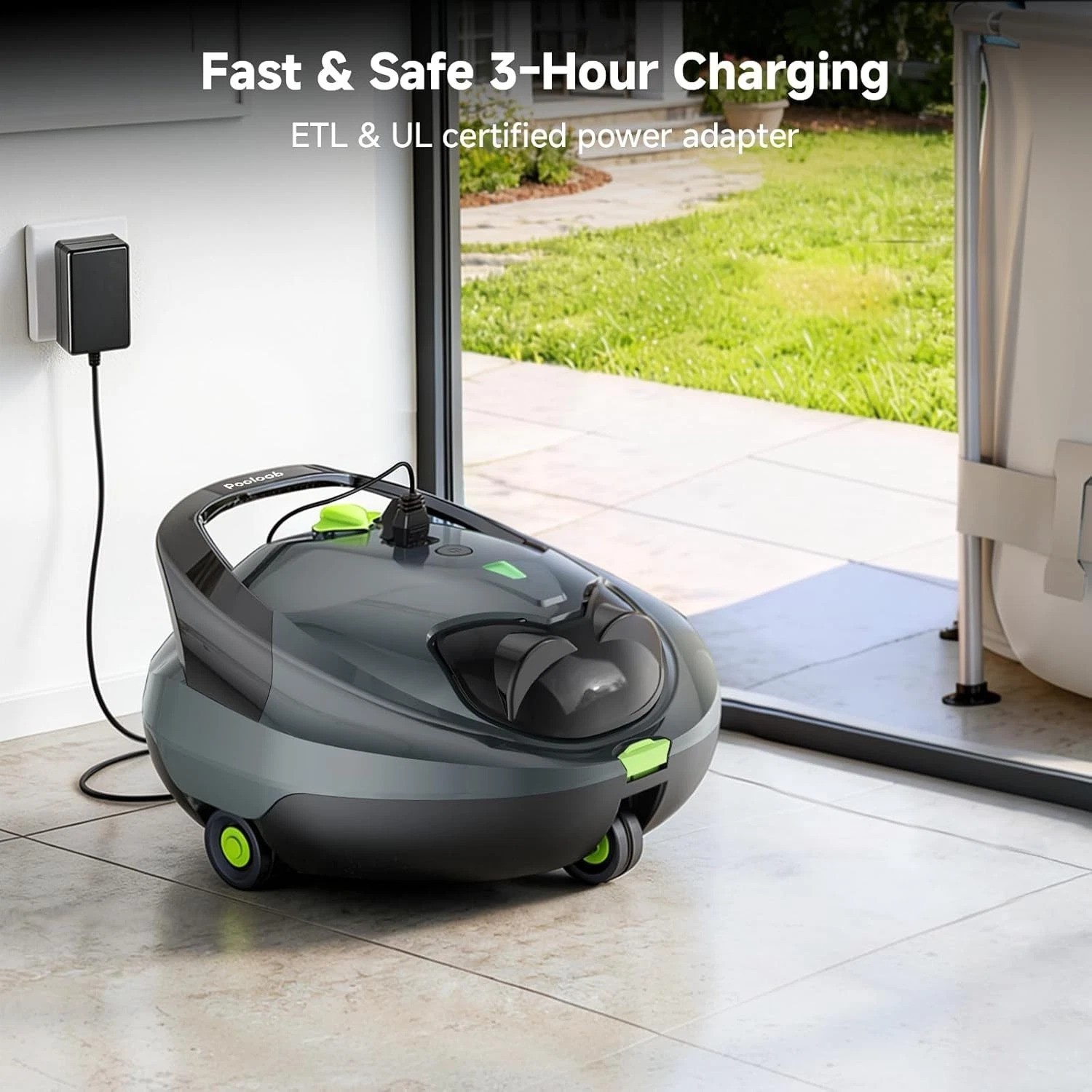 PF1 Cordless Pool Vacuum Cleaner Robot for Above & In-Ground Pools