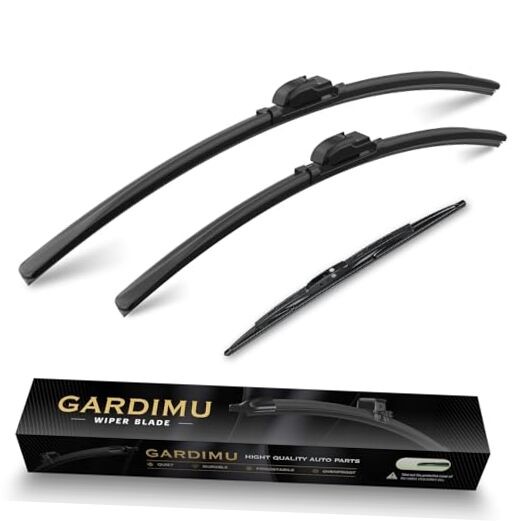 24&Prime; 20&Prime; 11&Prime; Front and Rear Windshield Wiper Blades for 2017-2023 For GMC Acadia