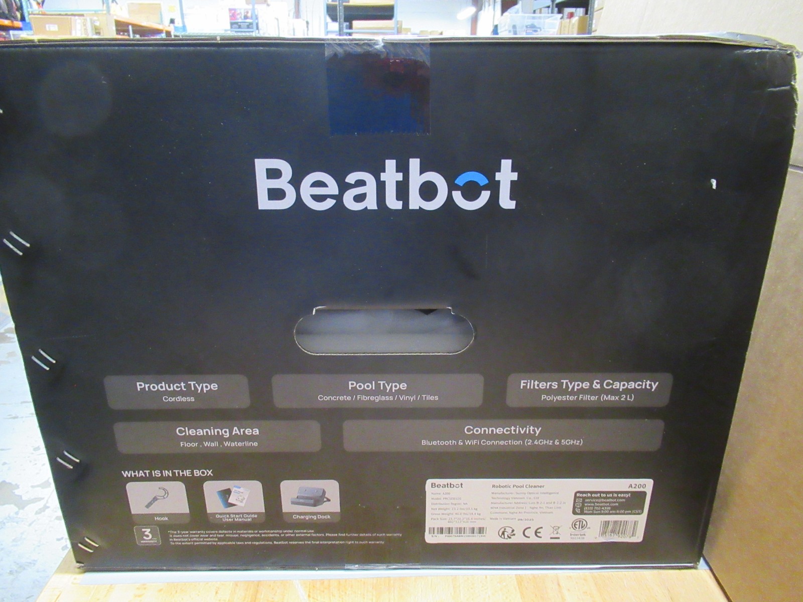 Beatbot A200 3-in-1 Robotic Pool Cleaner with Water Surface Parking