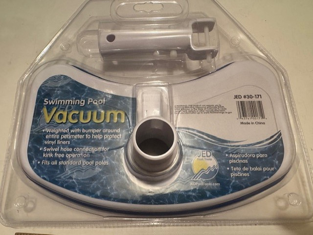 « NEW » JED #30-171 SWIMMING POOL VAC WEIGHTED HEAD/BRUSH WITH BUMPER ALL AROUND