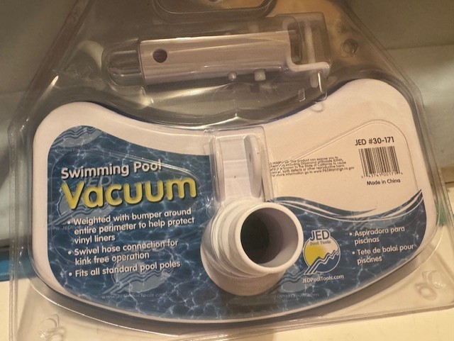 « NEW » JED #30-171 SWIMMING POOL VAC WEIGHTED HEAD/BRUSH WITH BUMPER ALL AROUND