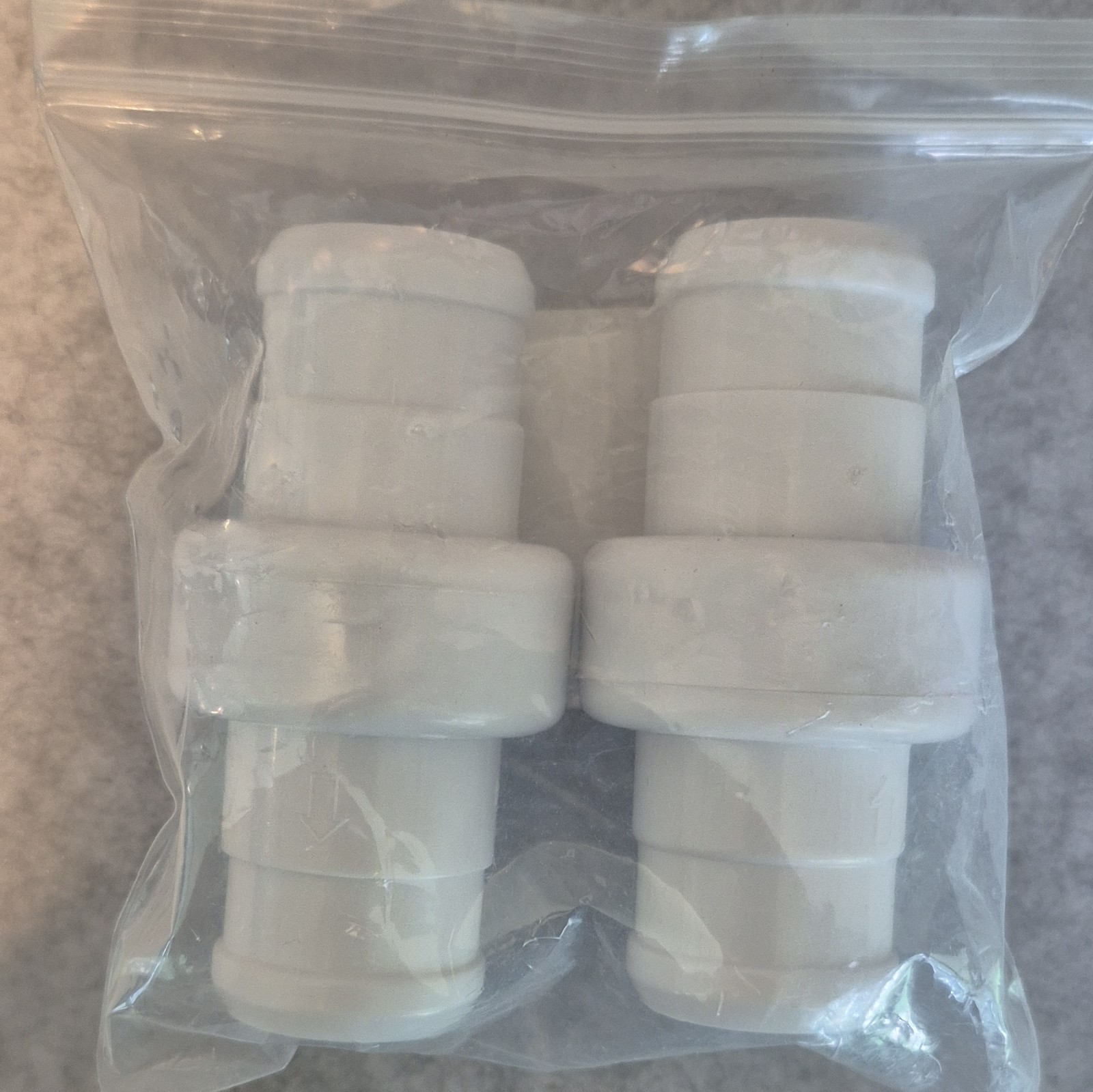Gosknor 2-Pack Swivel Pool Cleaner Hose Connector for Polaris 360/380 White