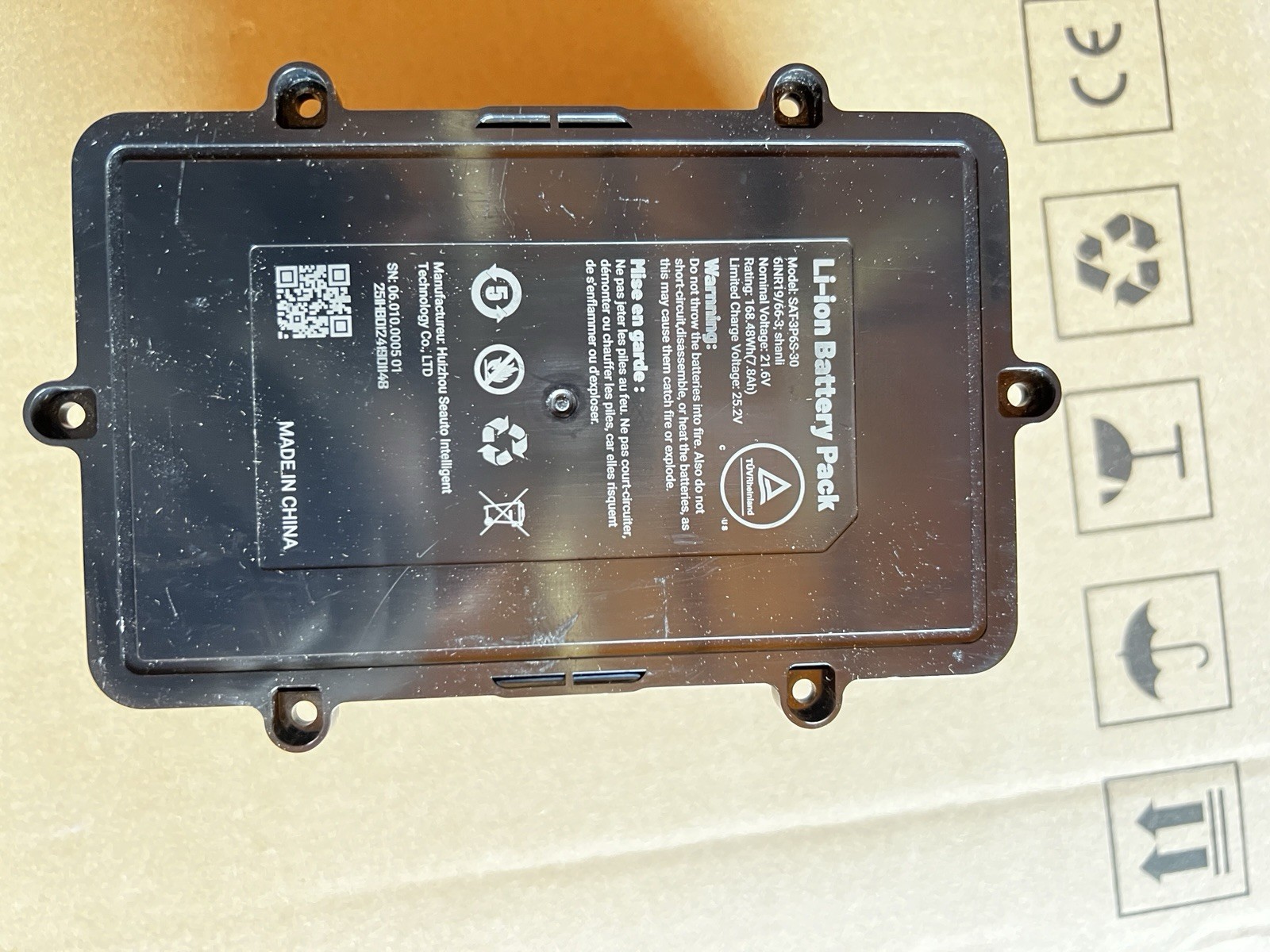 21.9V Battery for auto pool cleaner vacuum
