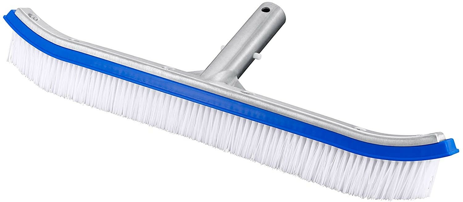 18&Prime; Strong Aluminium Swimming Pool Cleaning Brush Wall Tiles & Floors #8220