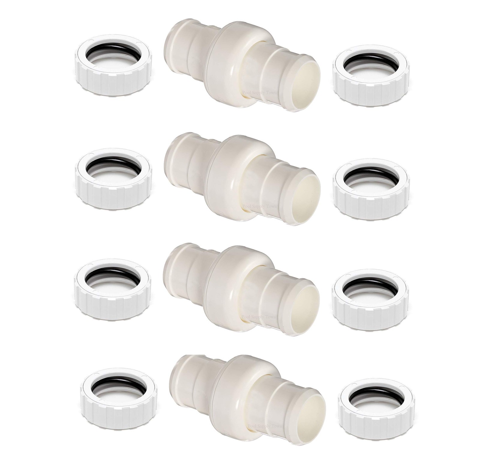 Pool Cleaner Hose Swivel Nut Combo Kit 4 Pack For Polaris 360 Replacement Parts
