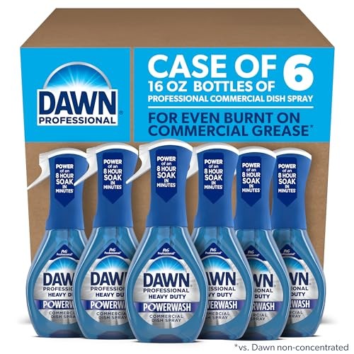 Dawn PRO Heavy Duty Powerwash, Bulk Foaming Dish Spray for 6 Starter Kits