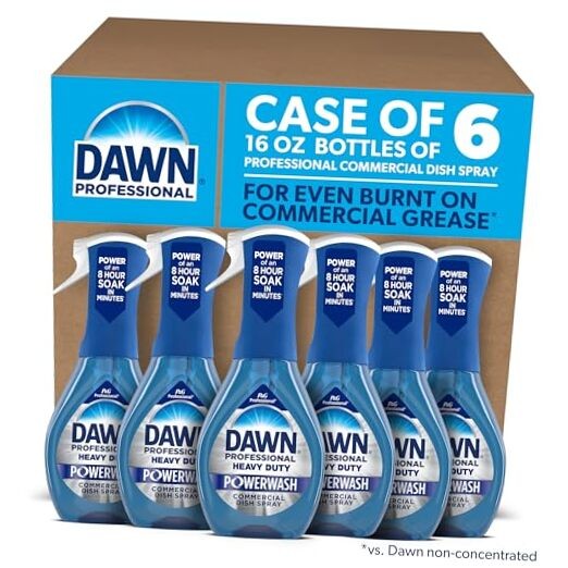 Dawn PRO Heavy Duty Powerwash, Bulk Foaming Dish Spray for 6 Starter Kits