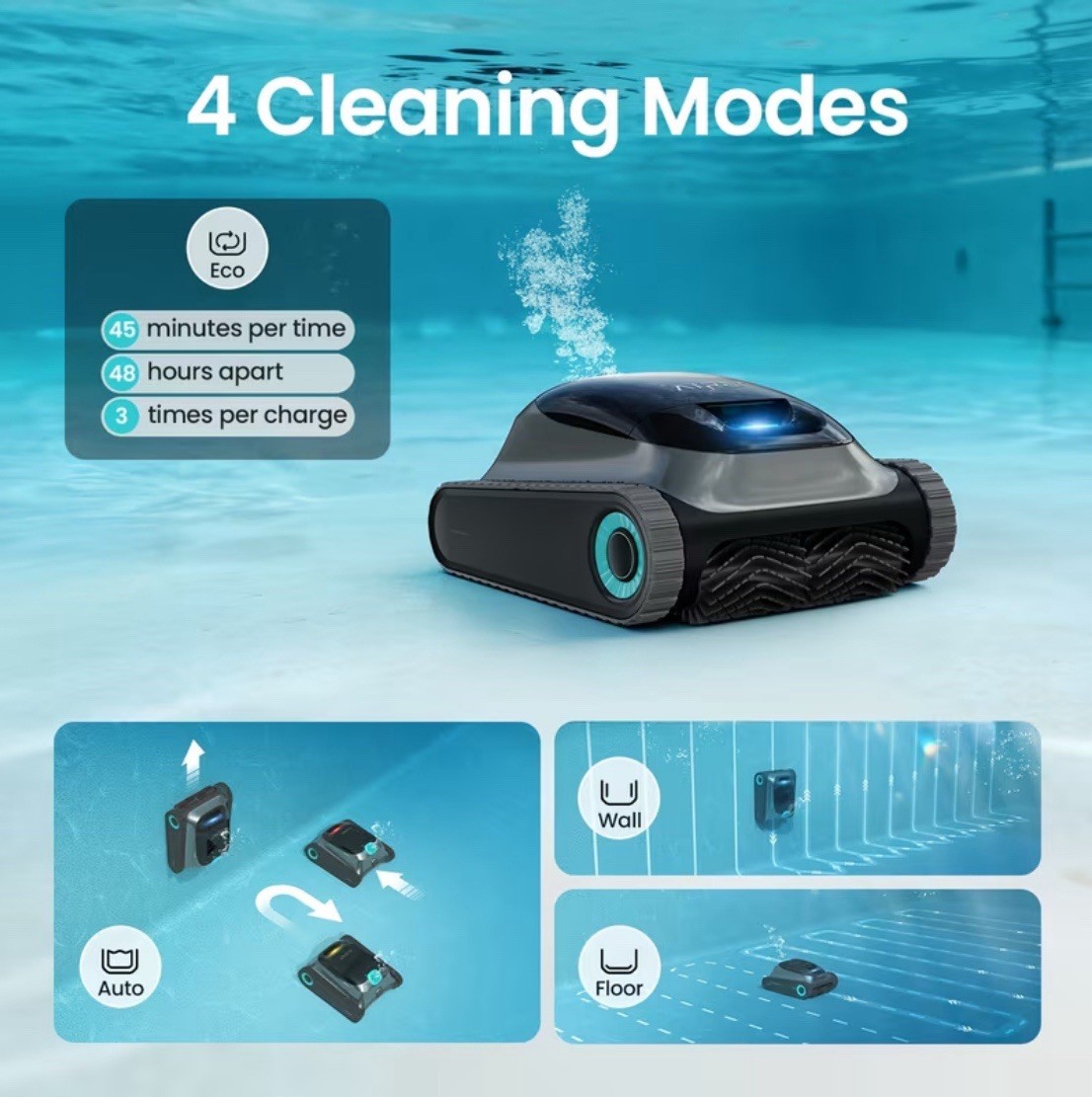 ✅ Aiper Scuba S1 Cordless Robotic Pool Cleaner Pool Vacuum for Inground Pools