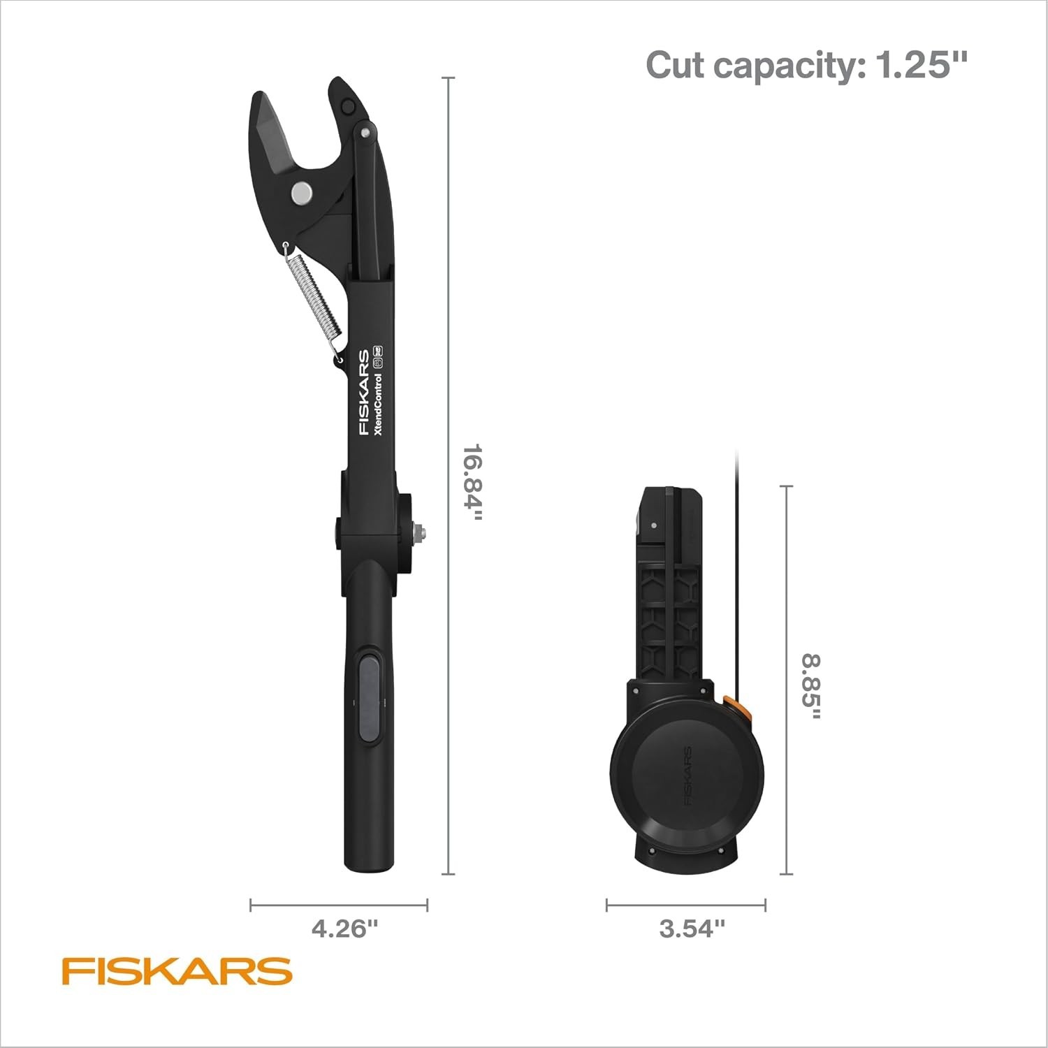 Fiskars XtendControl with Linear Double-Pulley Pruning Head and Cord