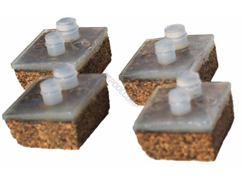 Genuine Hayward OEM Navigator Pool Vac Aquabug Vinyl Cork Pod Shoes Kit AXV413P