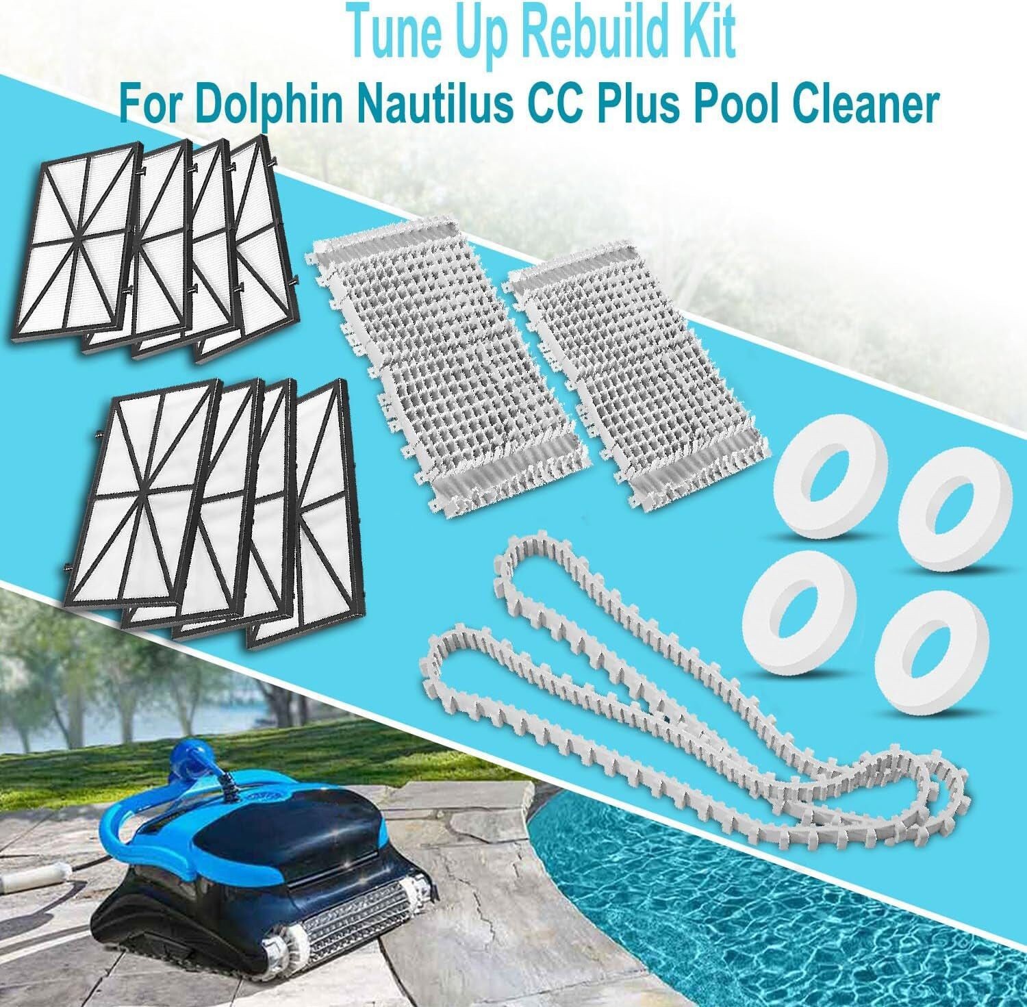 Tune Up Rebuild Replacement for Dolphin Nautilus CC Plus Robotic Pool Cleaner