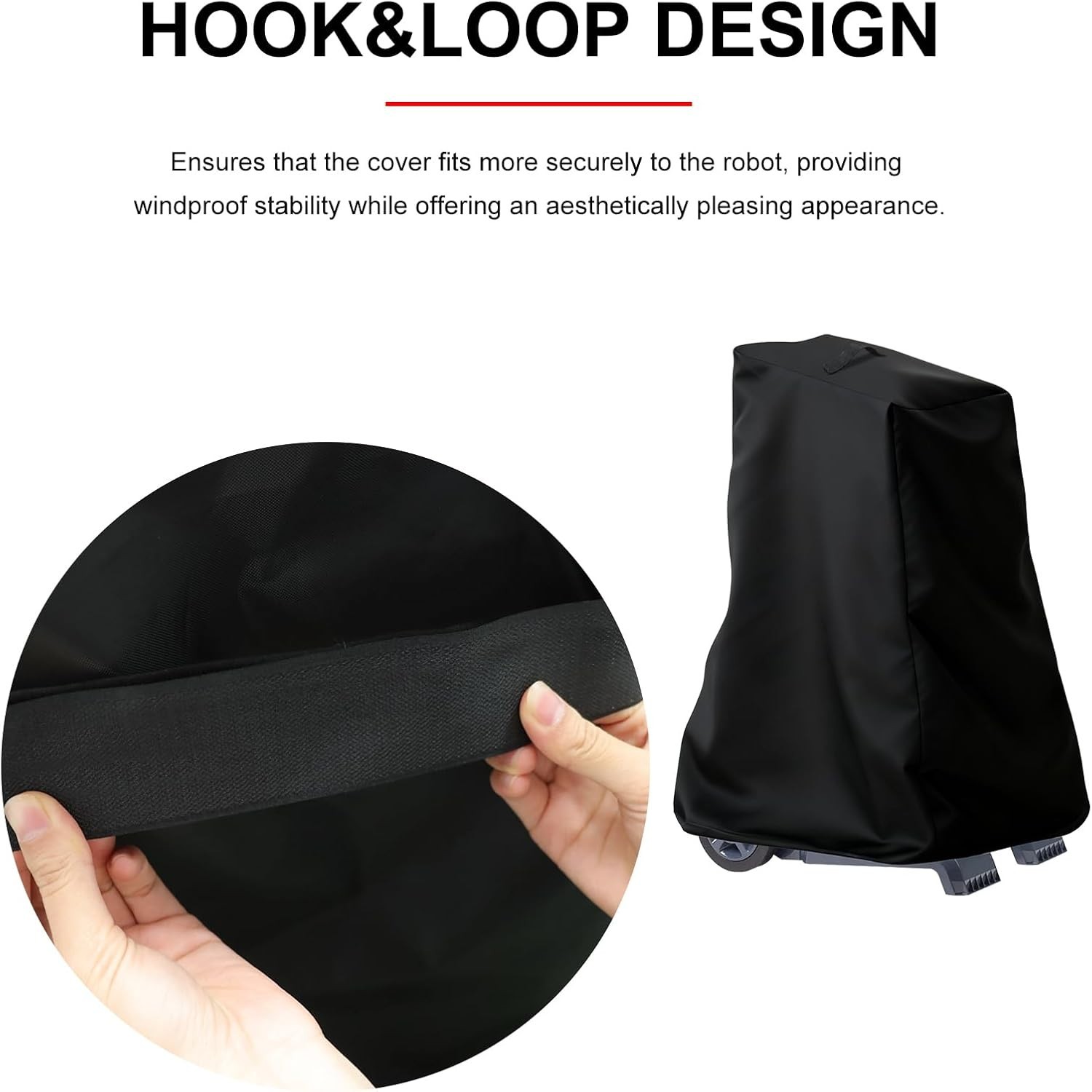 Custom-Fit Waterproof Pool Cleaner Cover – Windproof with Convenient Handle 42&Prime;H
