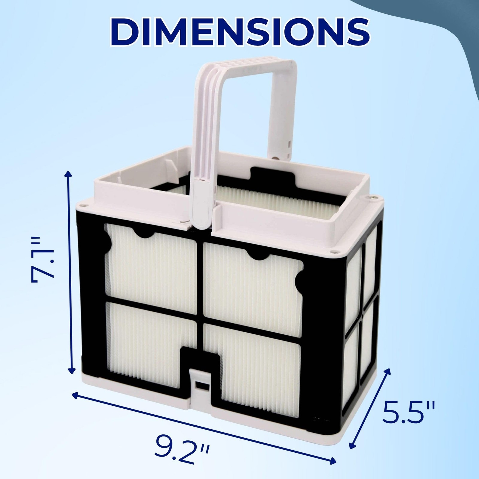 Ganador Pool Cleaner Ultra-Fine Filter Basket w/Panels with Dolphin S50 DB1 E…