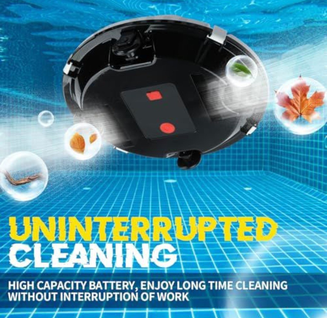 ATVMaster Cordless Robotic Pool Cleaner Smart Navigation 110 Min Run