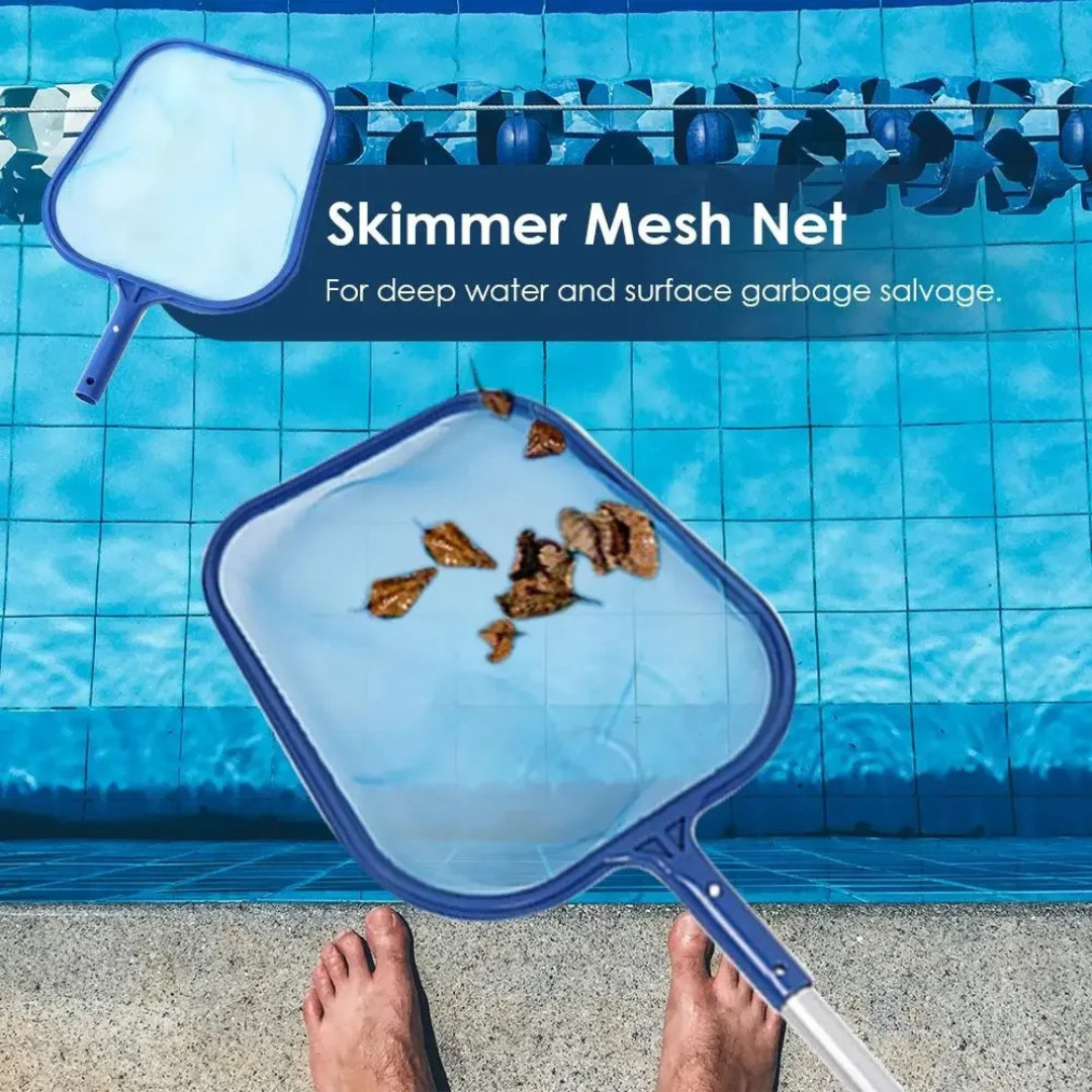 Heavy Duty Pool Leaf Skimmer Net Fine Mesh Deep Bag Pool Cleaning Tool 20 (1)