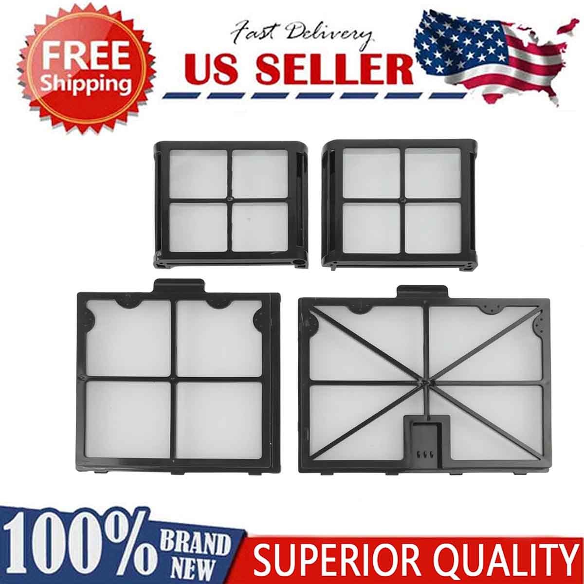 4-Pack 9991468-R4 Pool Filter for Dolphin for Active Models Superior Filtration