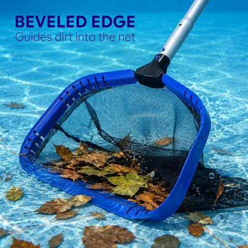 All-in-One Swimming Heavy Duty Deep Leaf Skimmer Net with Pool Cleaning Kit