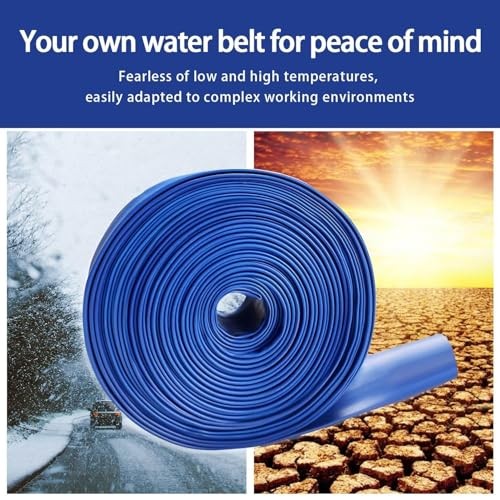 YASHINE PVC Drain HOSE 2&Prime;*100ft, Pool Backwash Hose, Heavy Duty 2&Prime;*100FT