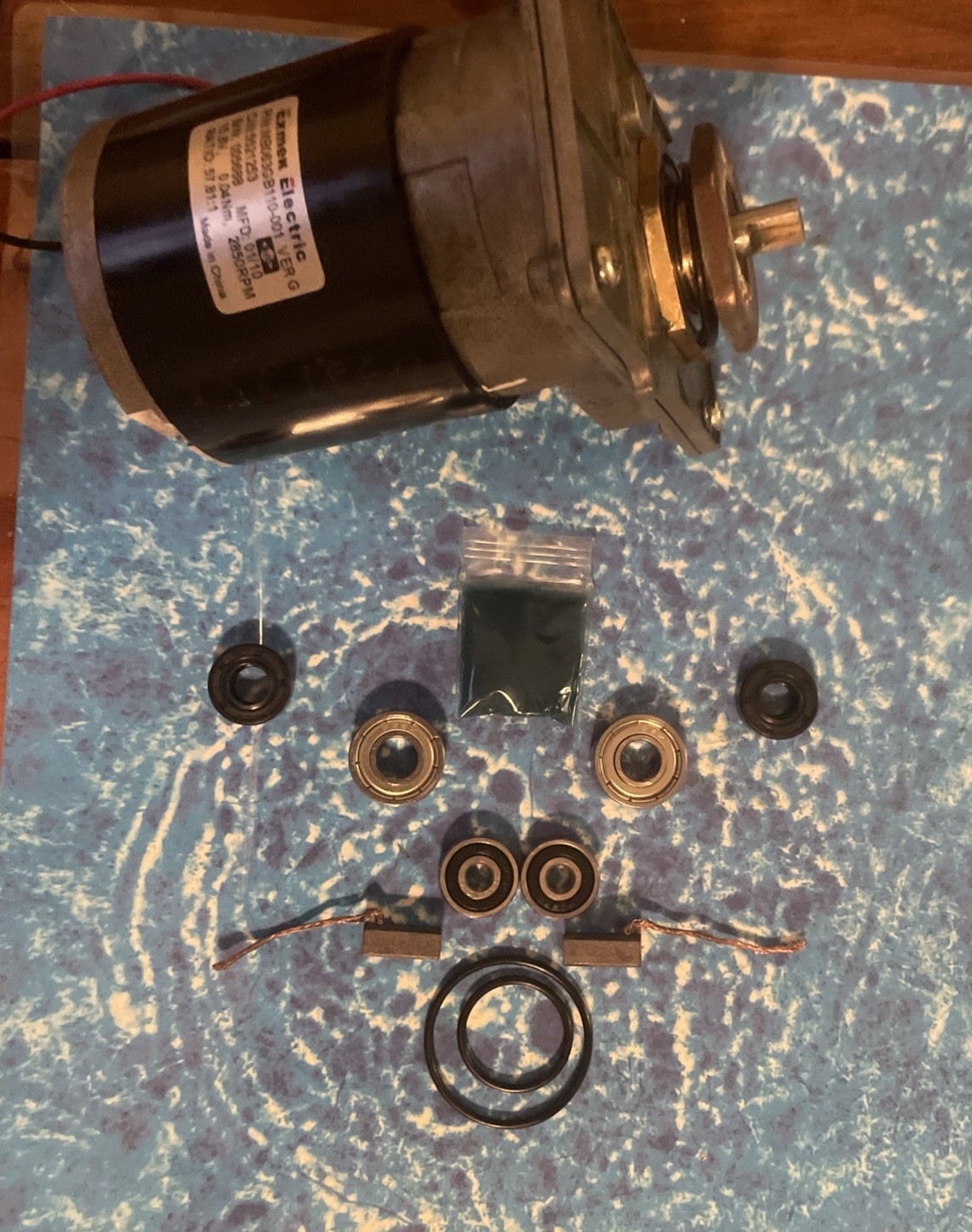 Maytronics Dolphin Gearbox Track Drive Motor Rebuild Kit Repair MB063GB110-001