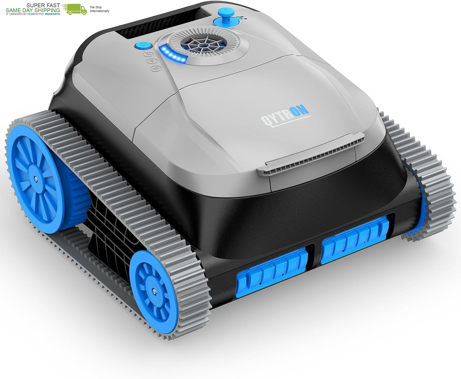 Cordless Pool Vacuum for Inground Pools, Dual-Motor Turbine System, Robotic Pool