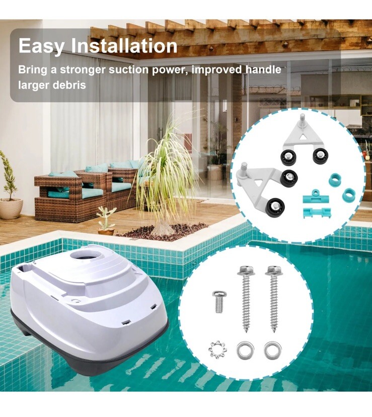 AXV621DAT Pool Vac A-Frame Turbine Kit for Hayward Aquabug Navigator Pro, Ultra