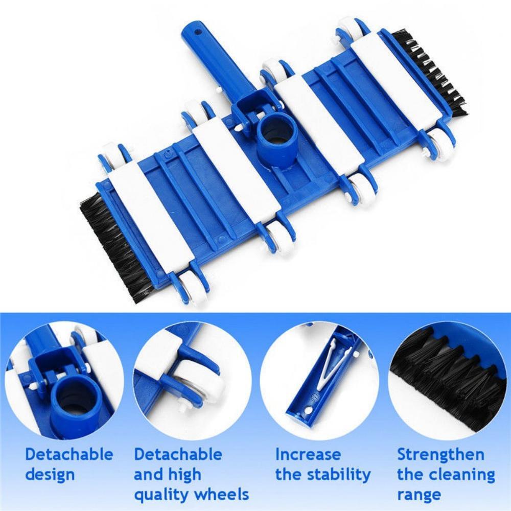 14&Prime; Flexible Vacuum Head With Aluminum Handle Pool Vacuum Head For Water Park