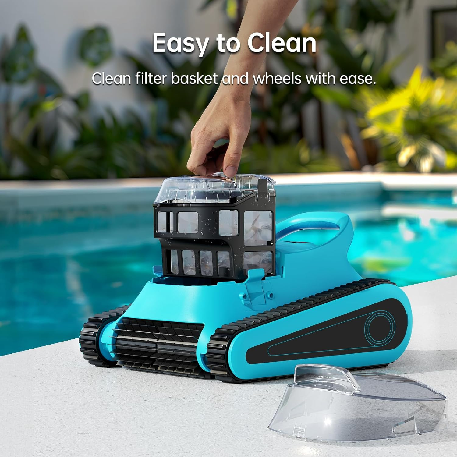 Automatic Pool Cleaner Wall Floor Waterline Cleaning for Inground Swimming Pools