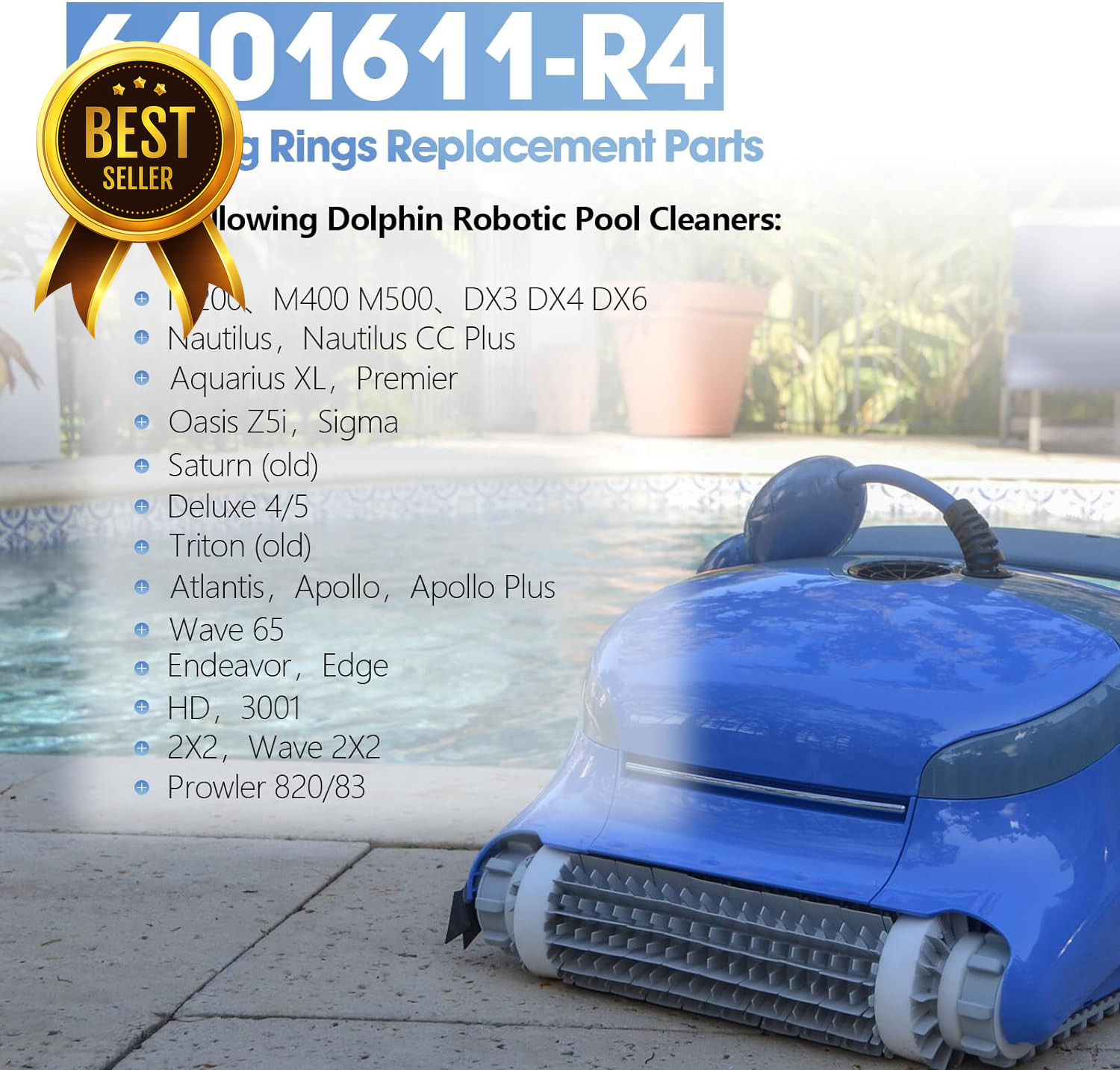Pool Cleaner Replacement Parts Kit for Maytronics Dolphin Nautilus CC Plus Climb