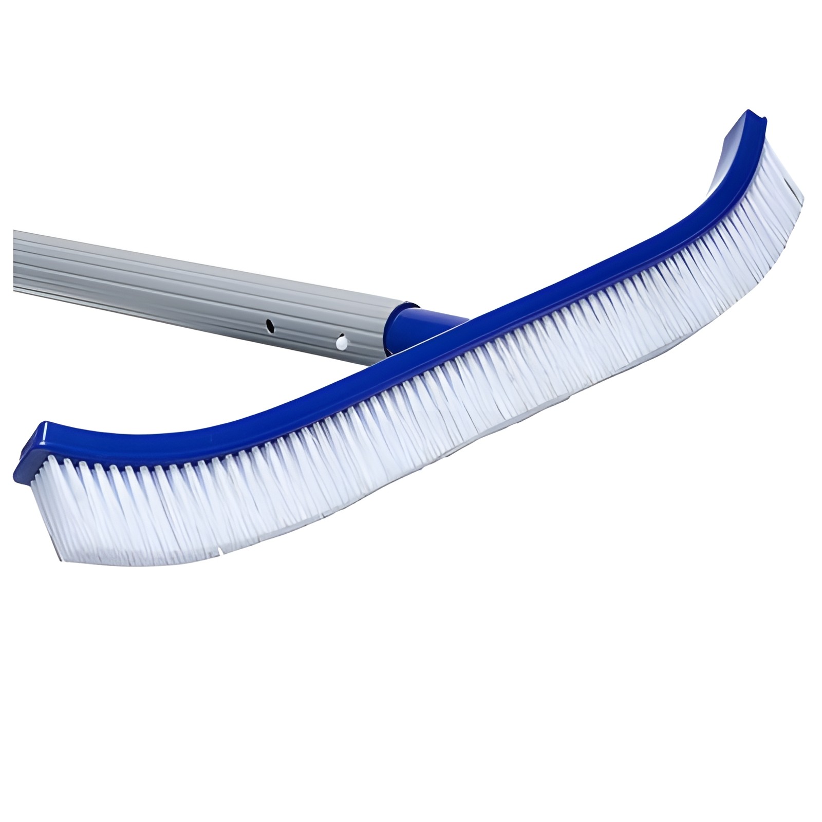 18&Prime; Heavy Duty Pool Brush for Walls, Tiles & Floor w/ EZ Clips & Curved Ends