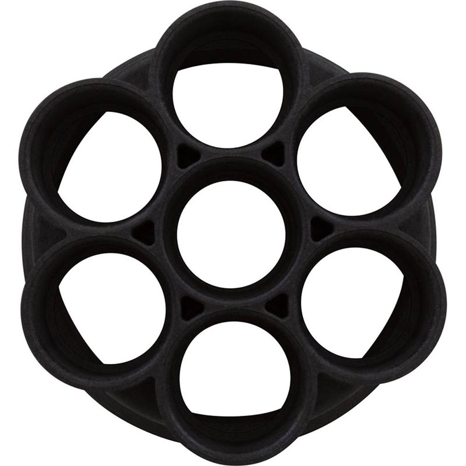 Base, Paramount Water Valve, 6 Port, 2&Prime; Black
