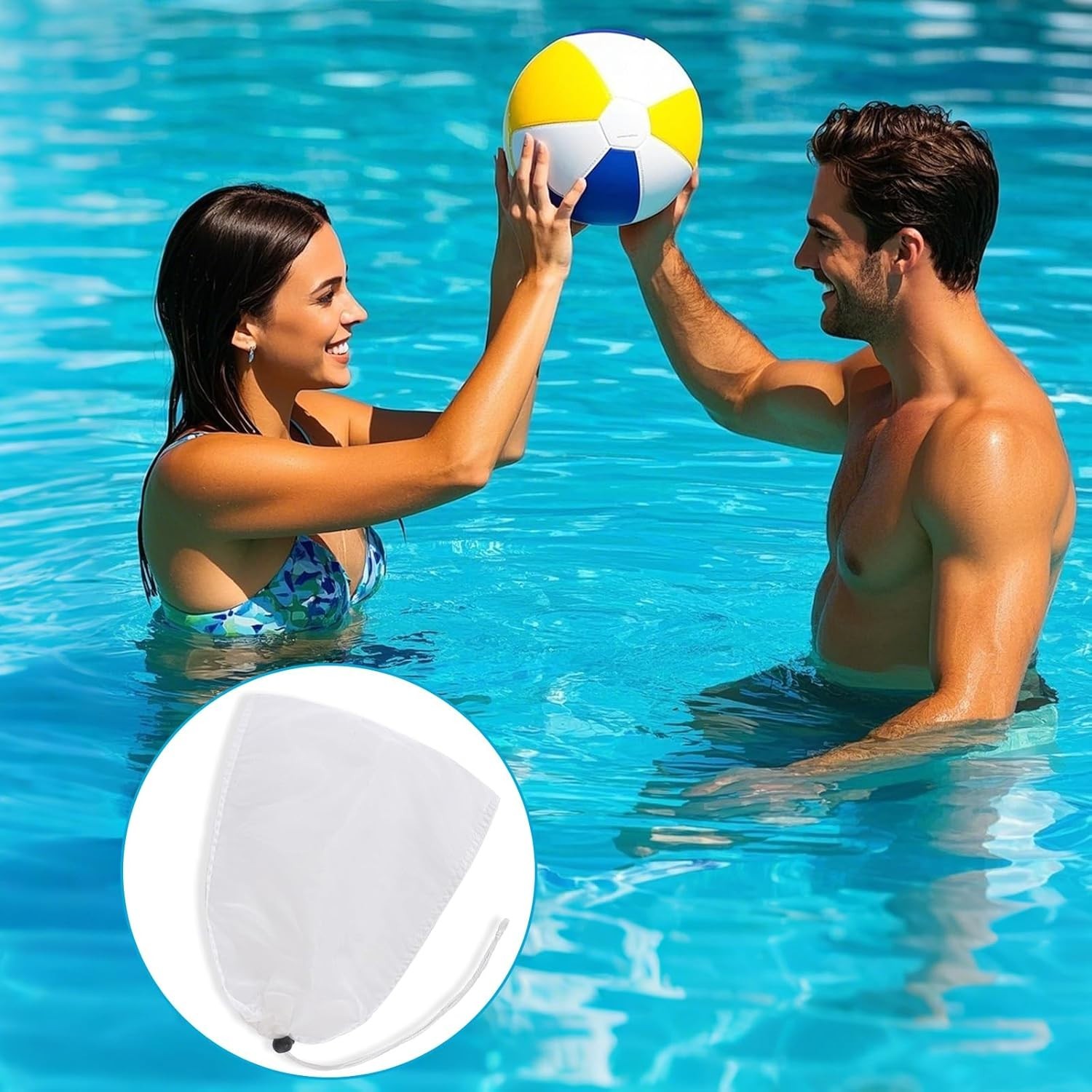 6-Pack Fine Mesh Pool Vacuum Filter Bags – Durable & Reusable for Clear Water