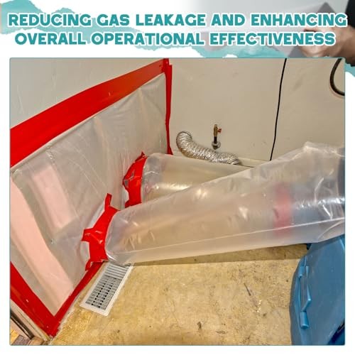 Lay Flat Ducting Poly Tubing 200 ft x 25 inches, Fits 8 and 200 ft X 25 Inch