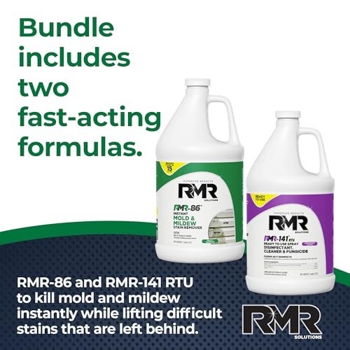 Mold Remover Bundle – Complete Mold Killer & Stain Remover Kit, 2×1 Gallon Disin