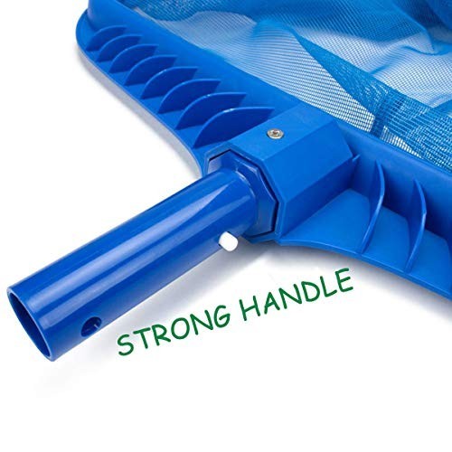 Pool Skimmer Net Heavy Duty Leaf Rake Fine Mesh Deep Bag Catcher for Swimming