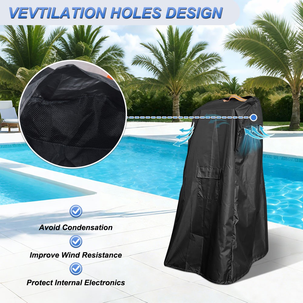 Robotic Pool Cleaner Caddy Cover Outdoor Waterproof Vacuum UV Dust Protector