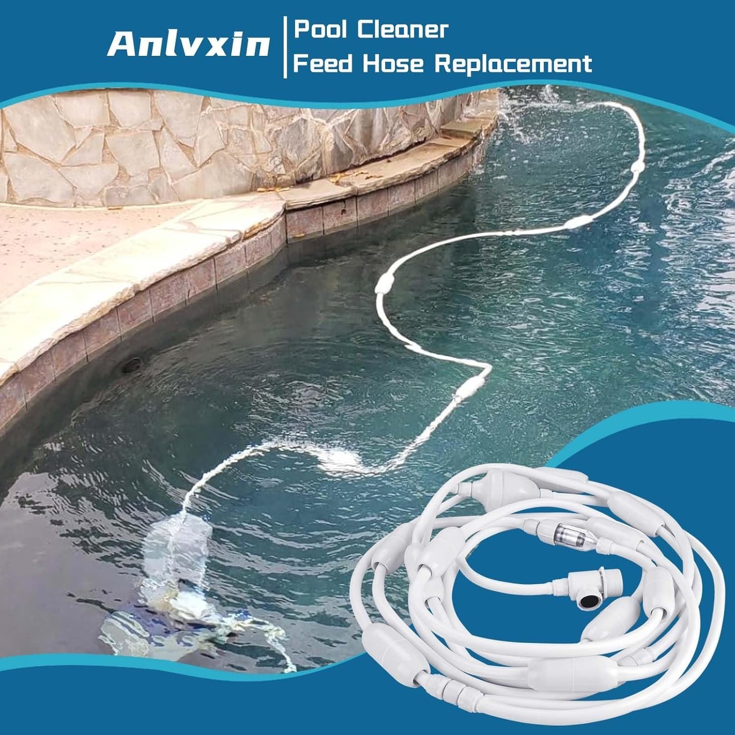 Pool Cleaner Feed Hose Replacement for Zodiac Polaris 280 380 180 3900.