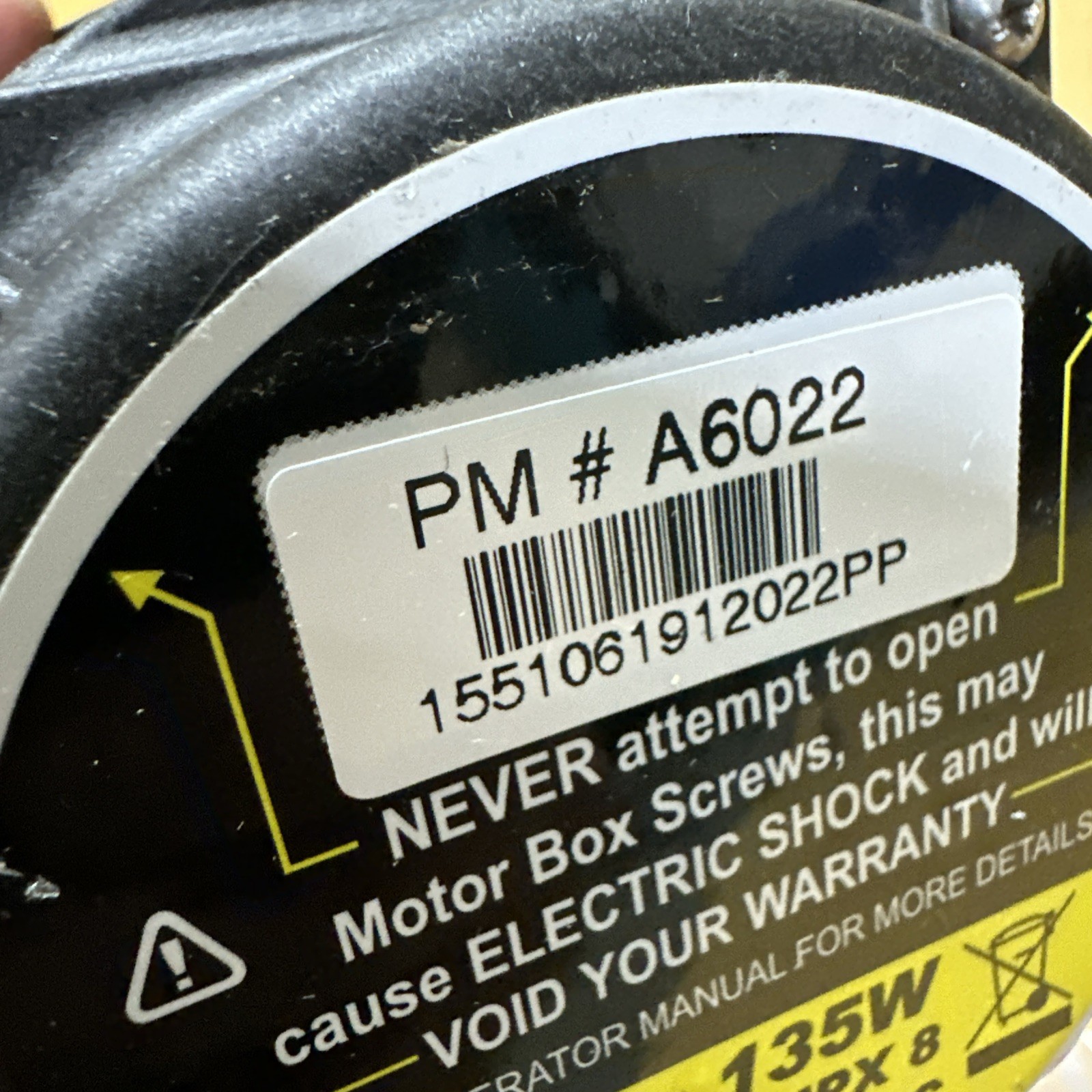 Aqua Products Aquabot Cleaner Pump Motor S1A6023 A6022 New