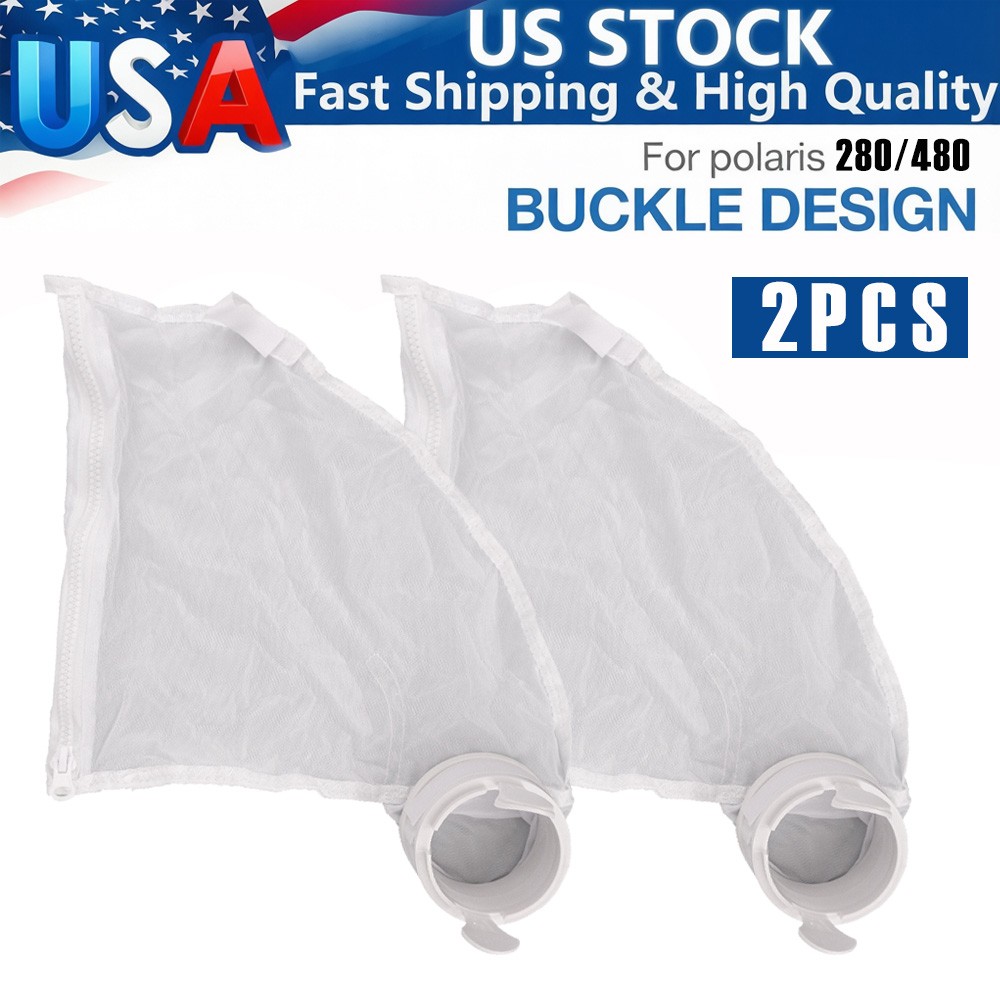 Polaris 280 Replacement For 280 480 Pool Cleaner Zipper Bag K13 K16，2 Pack