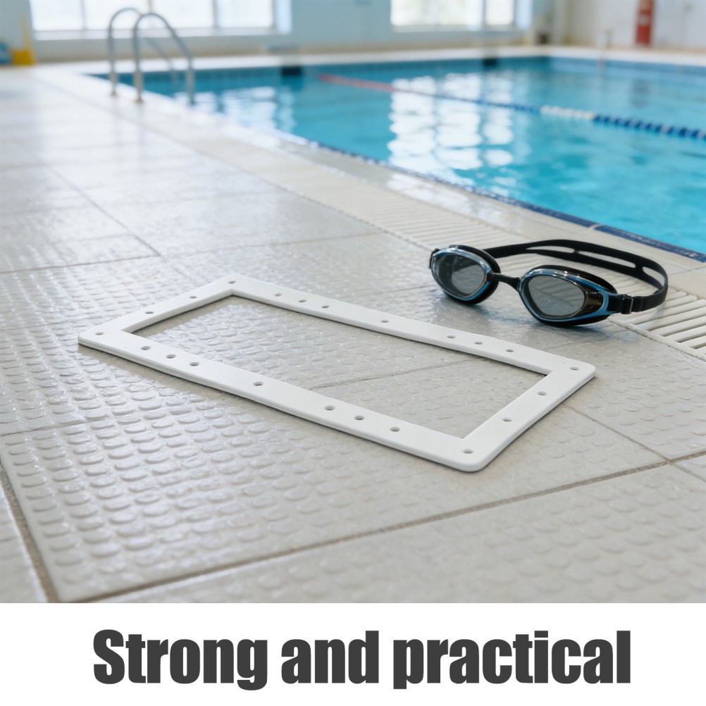 Swimming Pool Skimmer Rubber Pad Ground Gasket Wide Mouth Parts above