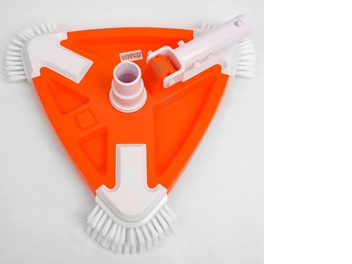 Triangle Pool Vacuum Head | Heavy-Duty Design
