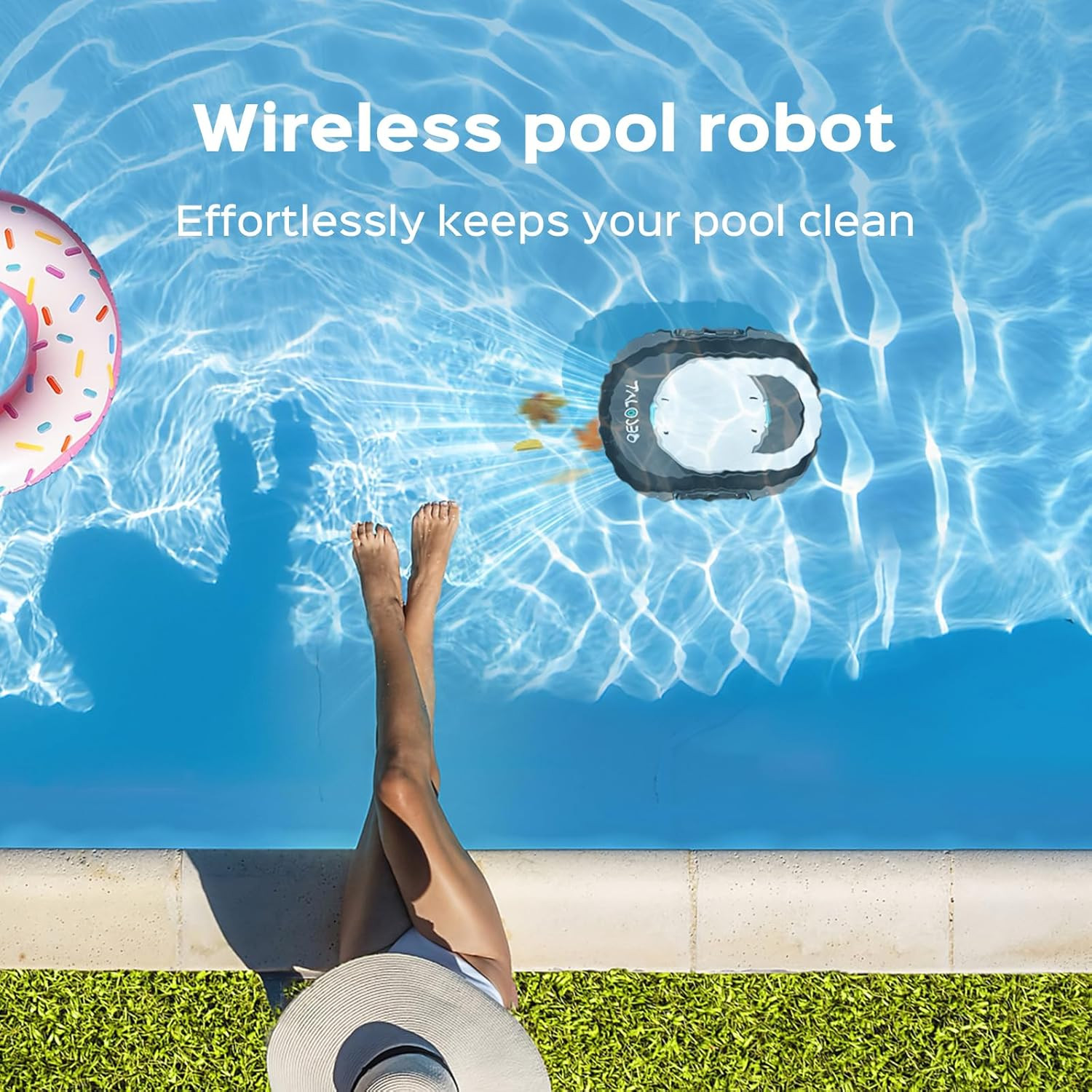 (2026 Upgrade) S1 PRO Robotic Pool Vacuum – Dual-Motor Above-Ground Pool Cleane