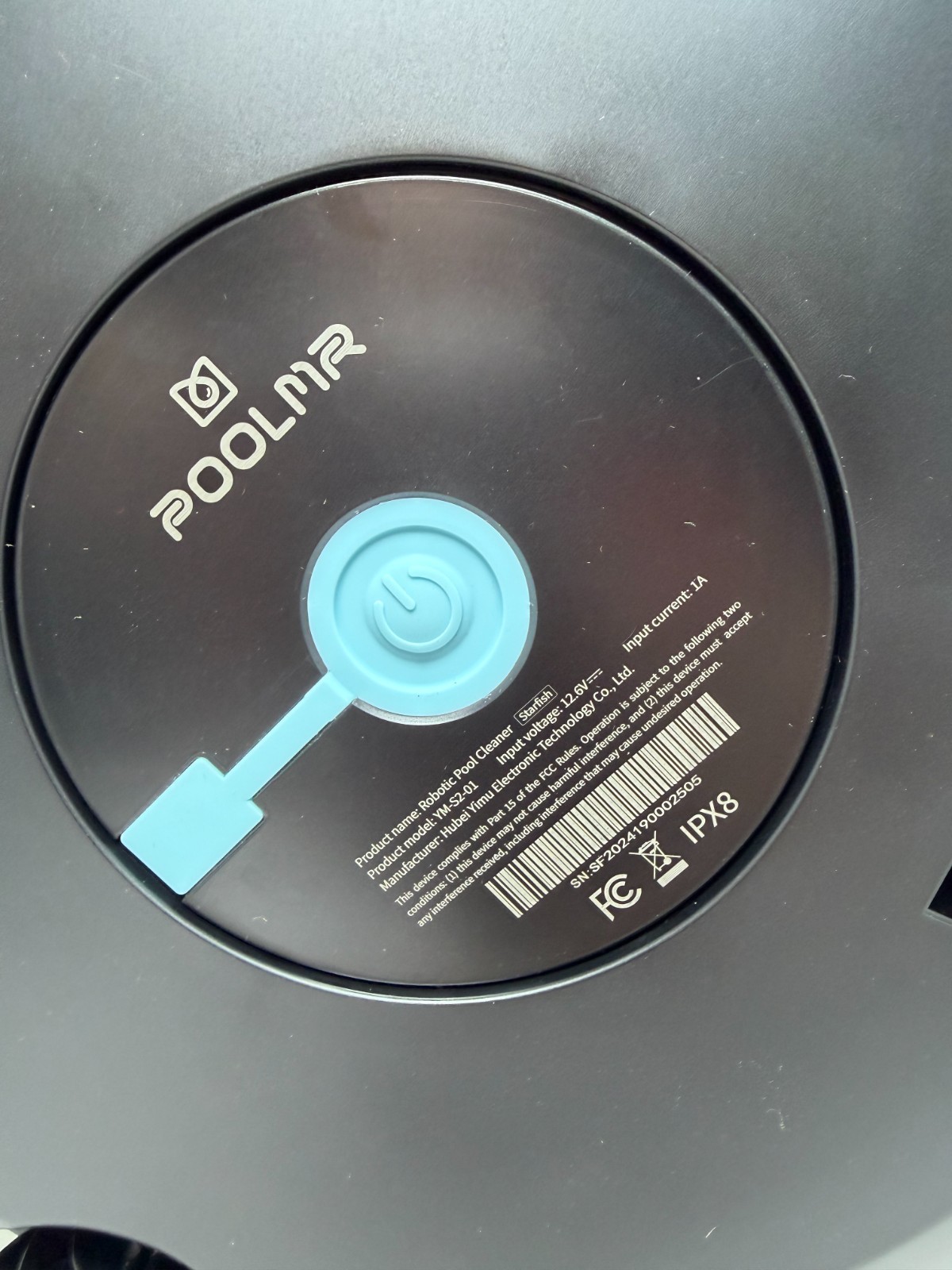 PoolMr Starfish YM-S2-01 Cordless Robotic Pool Cleaner REPLACEMENT VACUUM ONLY