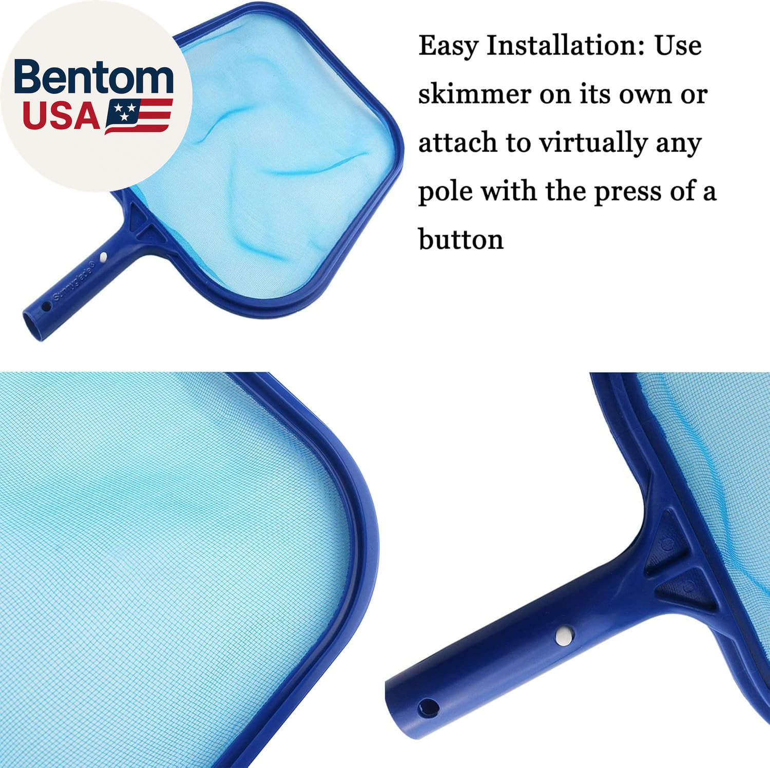 Swimming Pool Cleaner Supplies/Professional Heavy Duty Pool Leaf Rake Fine Mesh
