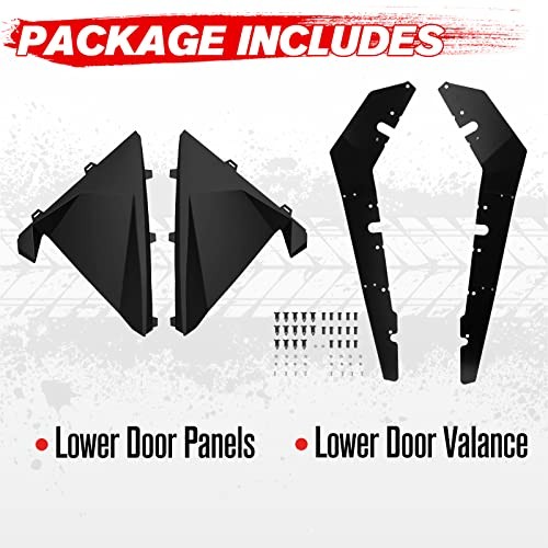Lower Door Panel with Insert Kit for 2020 2021 2022 2023 Lower Door Insert Kit