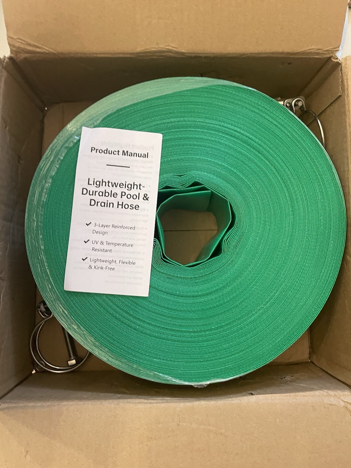 USTAR 2&Prime; x 200&prime; Pool Backwash Hose: Pool Drain Hose, Sump Pump Hose